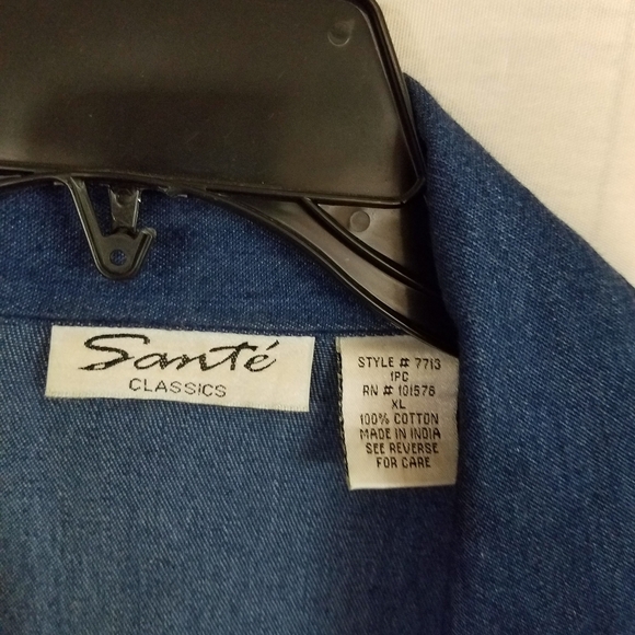 Sante' Classics XL Denim Beautiful Design Jacket - Picture 5 of 11